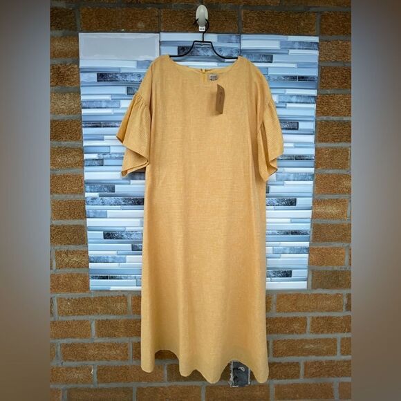 Cremieux Natalia Tie Front Ruffle Sleeve Dress 12 - Picture 15 of 17